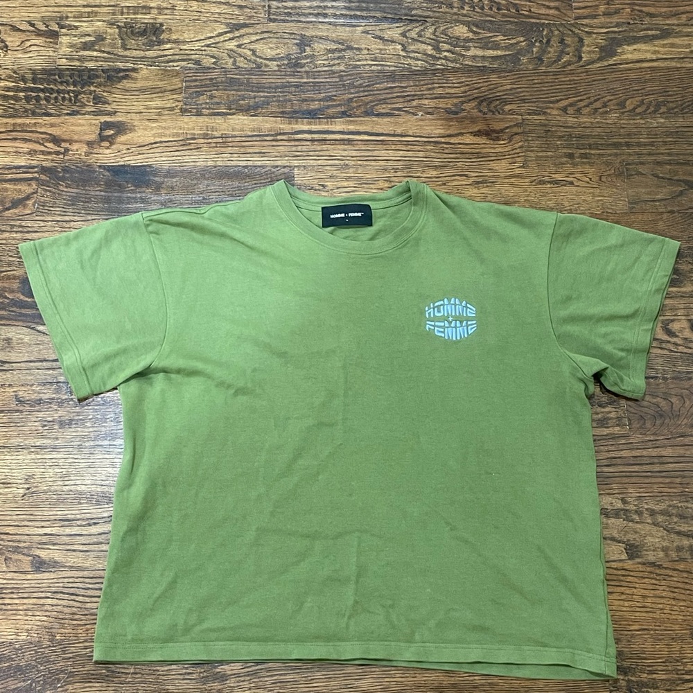 Olive Green Homme Femme Men's Tee